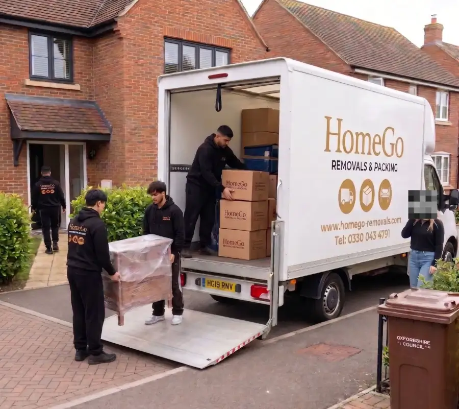 HomeGo Removals UK crew — Loading Day, fully PAYE-employed movers